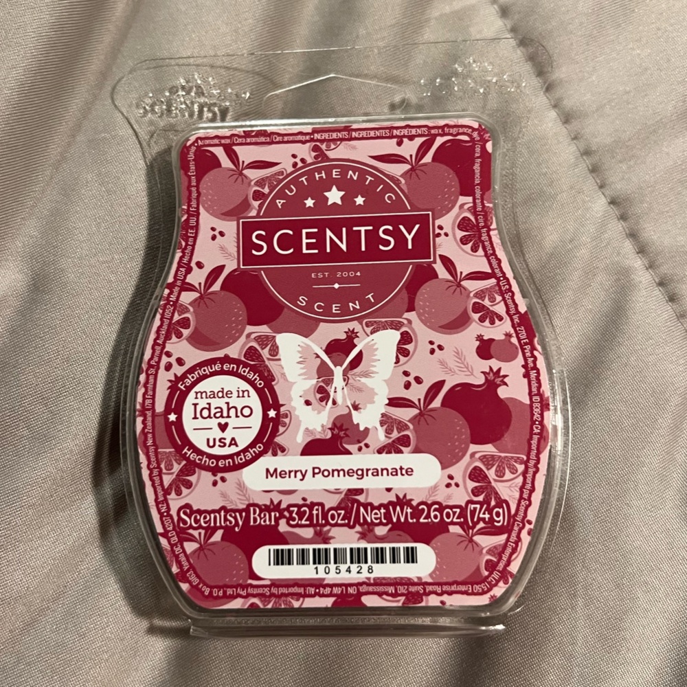 Merry Pomegranate Scent wax Bar